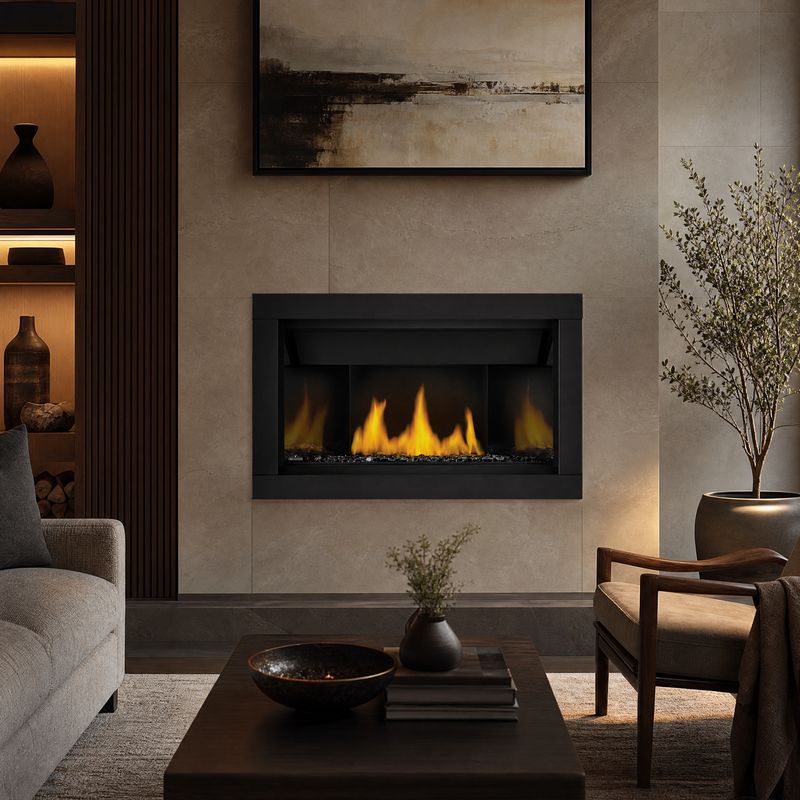 Napoleon Ascent 36" Direct Vent Linear Gas Fireplace — lifestyle