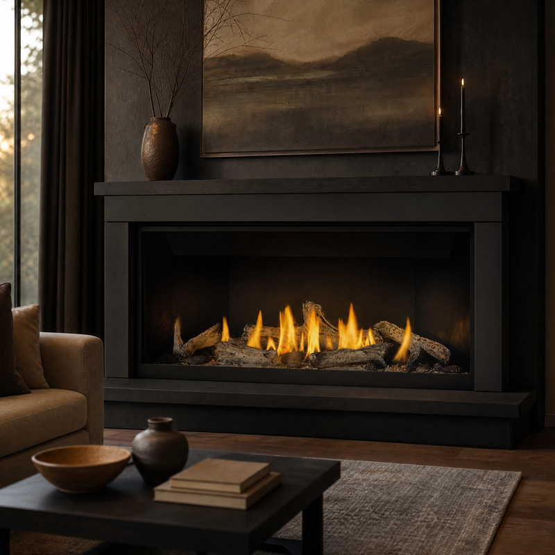 Napoleon Ascent 42" Direct Vent Linear Gas Fireplace — lifestyle