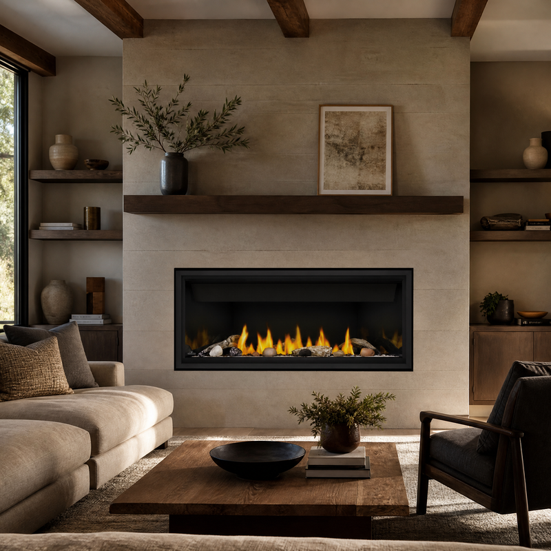 Napoleon Ascent 46" Direct Vent Linear Gas Fireplace — lifestyle