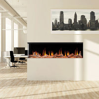 Napoleon Luminex Series Remarkable Built-In LCD Electric Fireplace - Model NEFL65LCD-3SV - ExceptionalFire