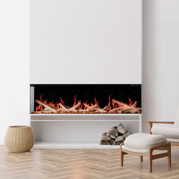 Napoleon Luminex Series Remarkable Built-In LCD Electric Fireplace - Model NEFL65LCD-3SV - ExceptionalFire