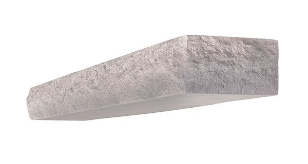 Natural Cut Stone Non-Combustible Mantel Shelf Arctic Blast finish