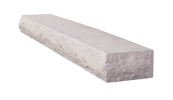 Natural Cut Stone Non-Combustible Mantel Shelf Arctic Blast finish
