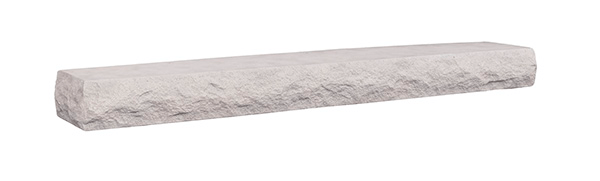 Natural Cut Stone Non-Combustible Mantel Shelf Arctic Blast finish
