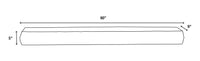 Natural Cut Stone Non-Combustible Mantel Shelf Arctic Blast finish - ExceptionalFire
