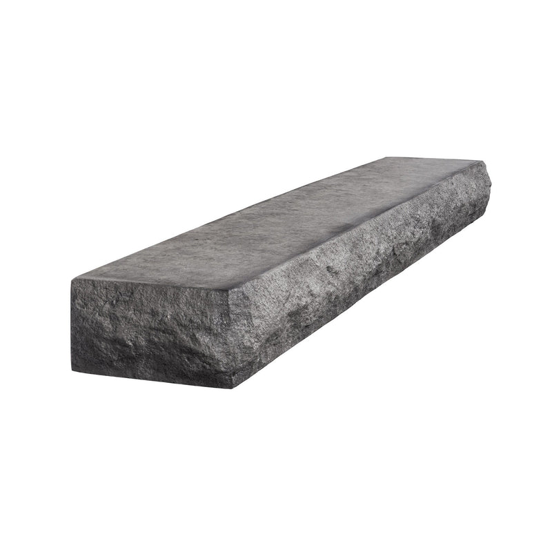 Natural Cut Stone Non-Combustible Mantel Shelf Greystone finish - ExceptionalFire