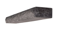 Natural Cut Stone Non-Combustible Mantel Shelf Greystone finish - ExceptionalFire