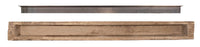 New River Weathered Beam Non-Combustible Mantel Shelf FIELDSTONE Finish - ExceptionalFire