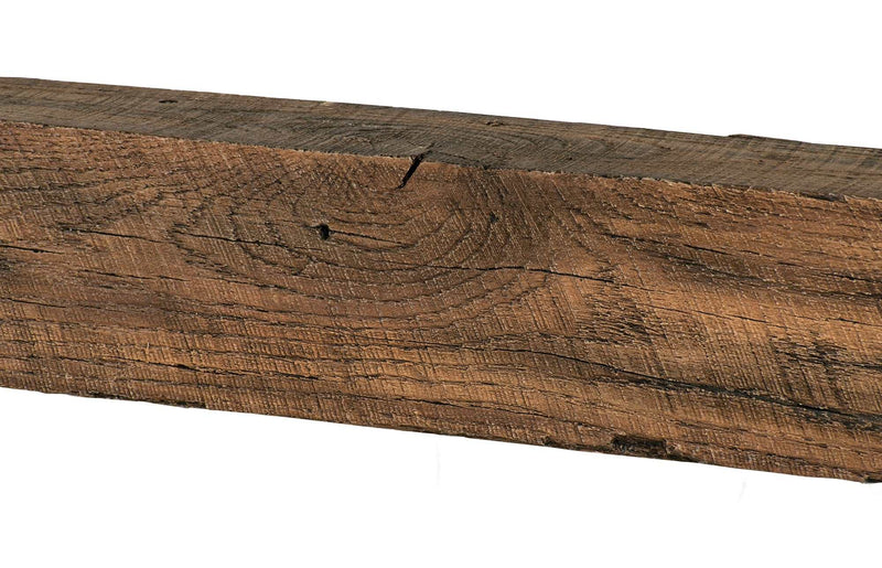 New River Weathered Beam Non-Combustible Mantel Shelf FIELDSTONE Finish - ExceptionalFire