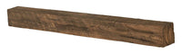 New River Weathered Beam Non-Combustible Mantel Shelf FIELDSTONE Finish - ExceptionalFire