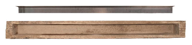 New River Weathered Beam Non-Combustible Mantel Shelf TOASTED RYE Finish - ExceptionalFire
