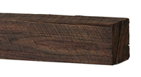 New River Weathered Beam Non-Combustible Mantel Shelf TOASTED RYE Finish - ExceptionalFire