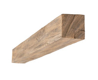 New River Weathered Beam Non-Combustible Mantel Shelf WHEAT Finish - ExceptionalFire