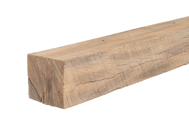 New River Weathered Beam Non-Combustible Mantel Shelf WHEAT Finish - ExceptionalFire