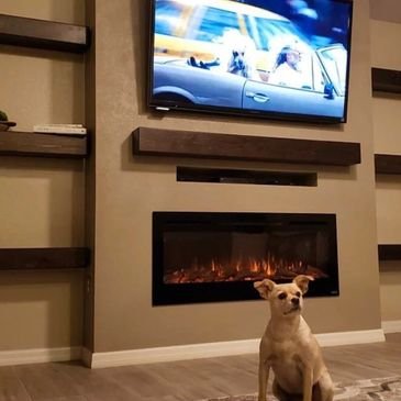 Non-Combustible Concrete Mantel Shelves by LeeT Heirloom 12 Finishes Available