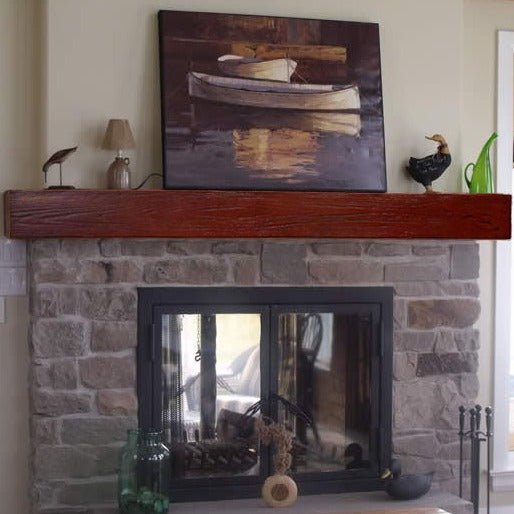 Non-Combustible Concrete Mantel Shelves by LeeT Heirloom 12 Finishes Available
