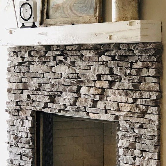 Non-Combustible Concrete Mantel Shelves by LeeT Milstone12 Finishes Available