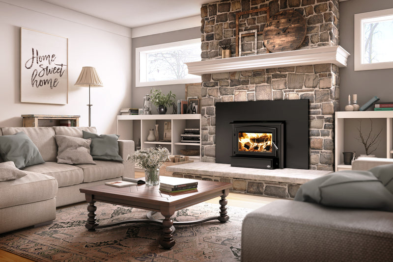 Osburn 1700 Wood Fireplace Insert — OB01705 — manufacturer photograph; optional installation finishes may be shown
