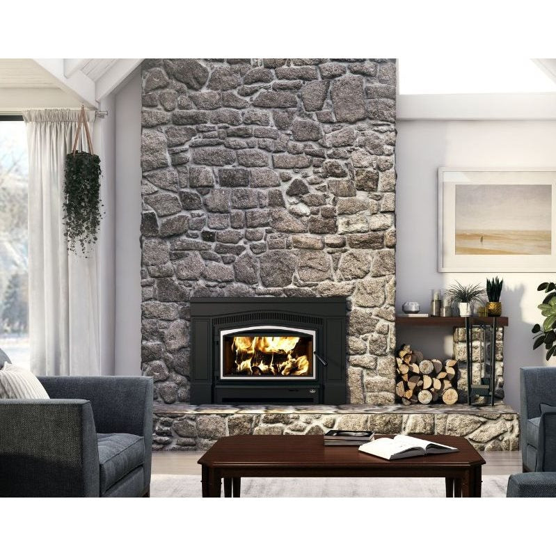 Osburn Matrix 2700 Wood Fireplace Insert — OB02700 — manufacturer product photograph; installation finishes and separately sold components may be shown