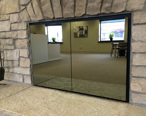 Odyssey - Masonry & Prefab Solar Reflective Fireplace Glass Doors - ExceptionalFire