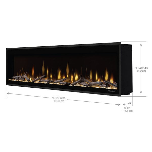 Ignite® Evolve Linear 74" Electric Fireplace - Model EVO74