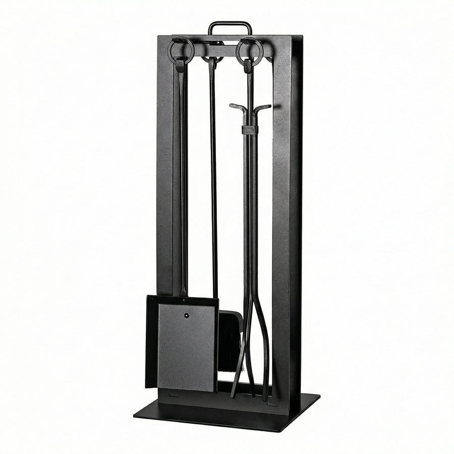 Fireplace Tool Set by Design Specialties Carolina – 3/16” Laser-Cut Steel, 21 Finish Colors