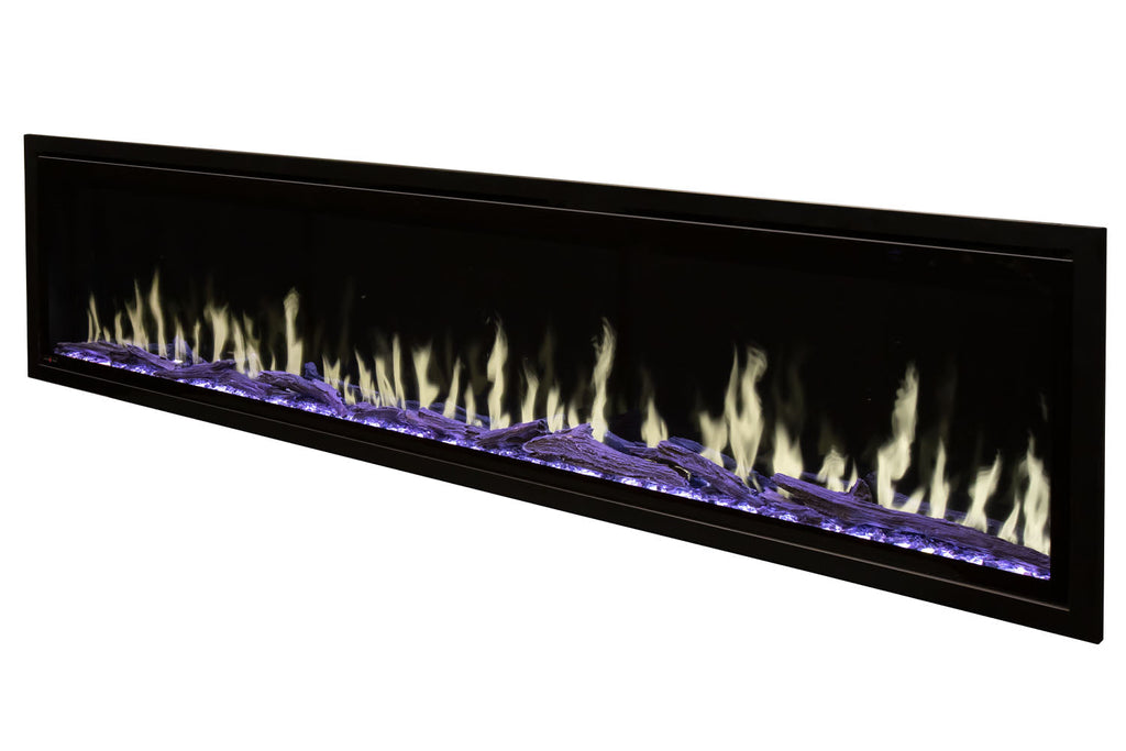 Modern Flames Orion Slim 100-Inch Three-Sided Built-In Electric Fireplace - Model OR100-SLIM