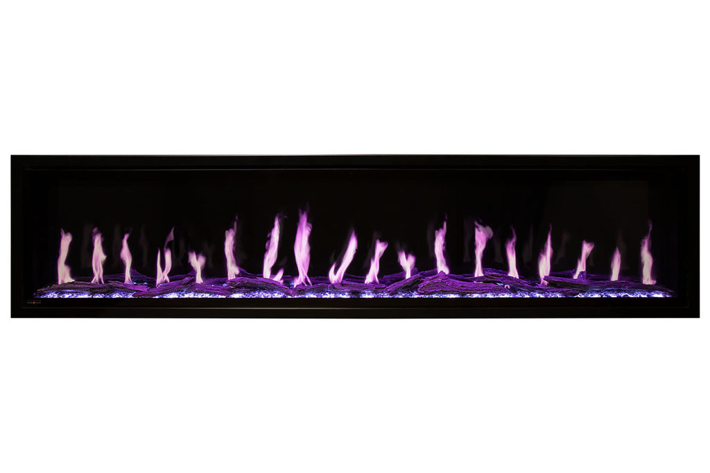 Modern Flames Orion Slim 100-Inch Three-Sided Built-In Electric Fireplace - Model OR100-SLIM