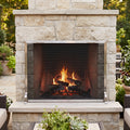 Free Standing Fireplace Screen Custom Modern Stainless Outdoor Rectangle
