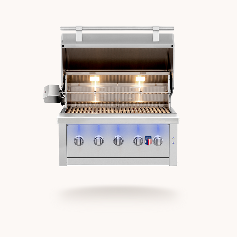 Ovation  - 36" Hybrid Grill — open view