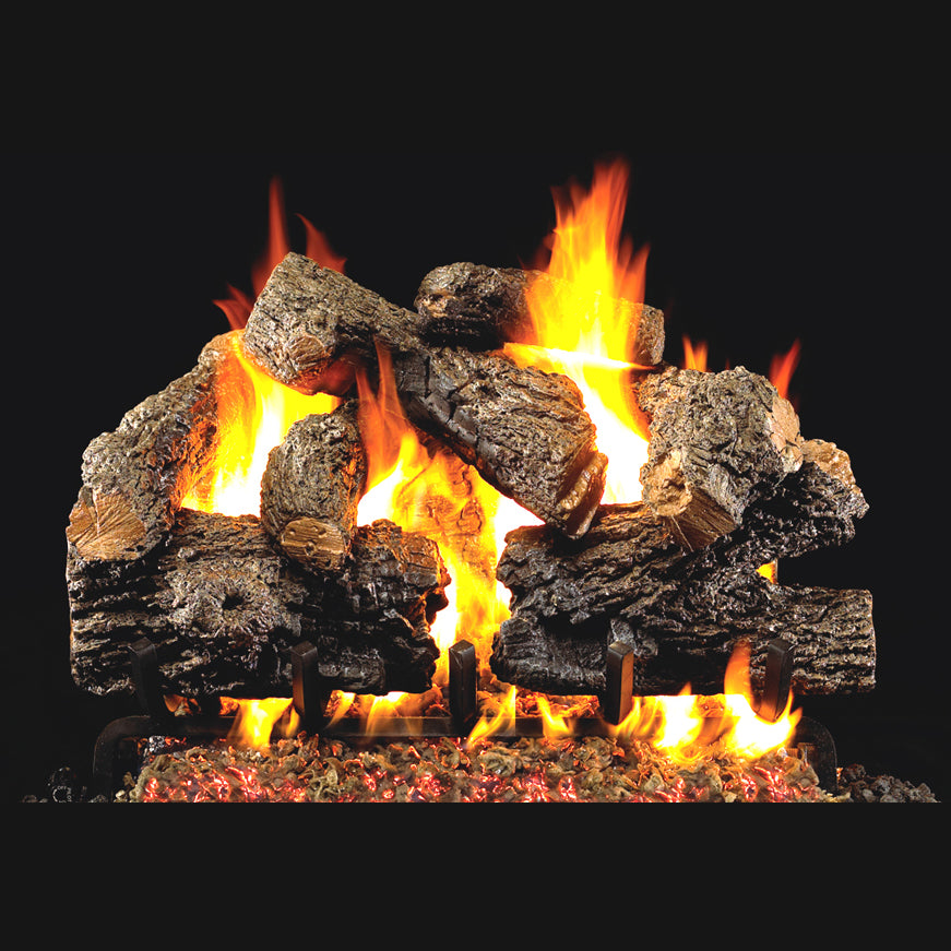Charred Royal English Oak Vented Gas Log Set