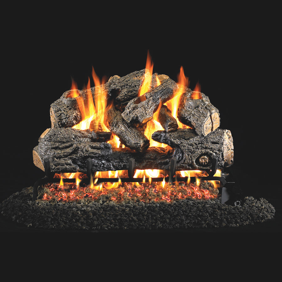 Charred Northern Oak Vented Gas Log Set