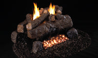 18" Evening Fyre Ventless Gas Log Set | Real Fyre