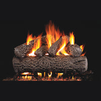 18" Post Oak Vented Gas Log Set | Real Fyre