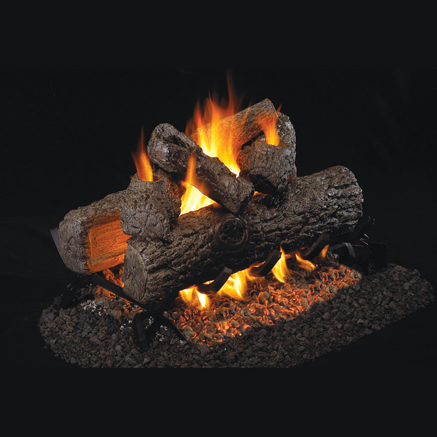 Peterson Real Fyre Golden Oak Designer 24" See-Through Vent less Gas Log Set
