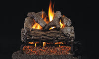 20" Golden Oak Vented Gas Log Set | Real Fyre