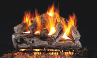18" Rugged Oak ANSI Vented Gas Log Set | Real Fyre
