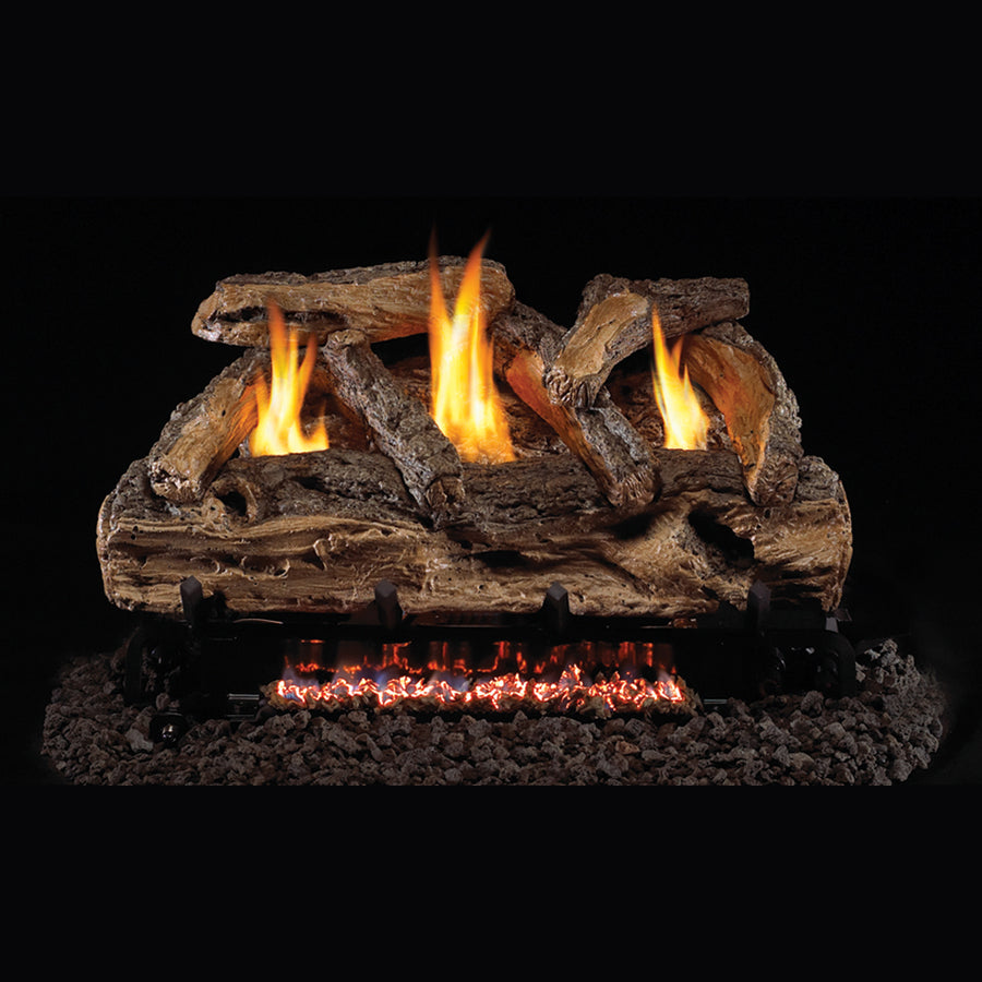 30" Split Oak Ventless Gas Log Set