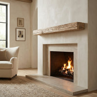 Smokehouse Non-Combustible Concrete Mantel Shelf Pale Honey Finish