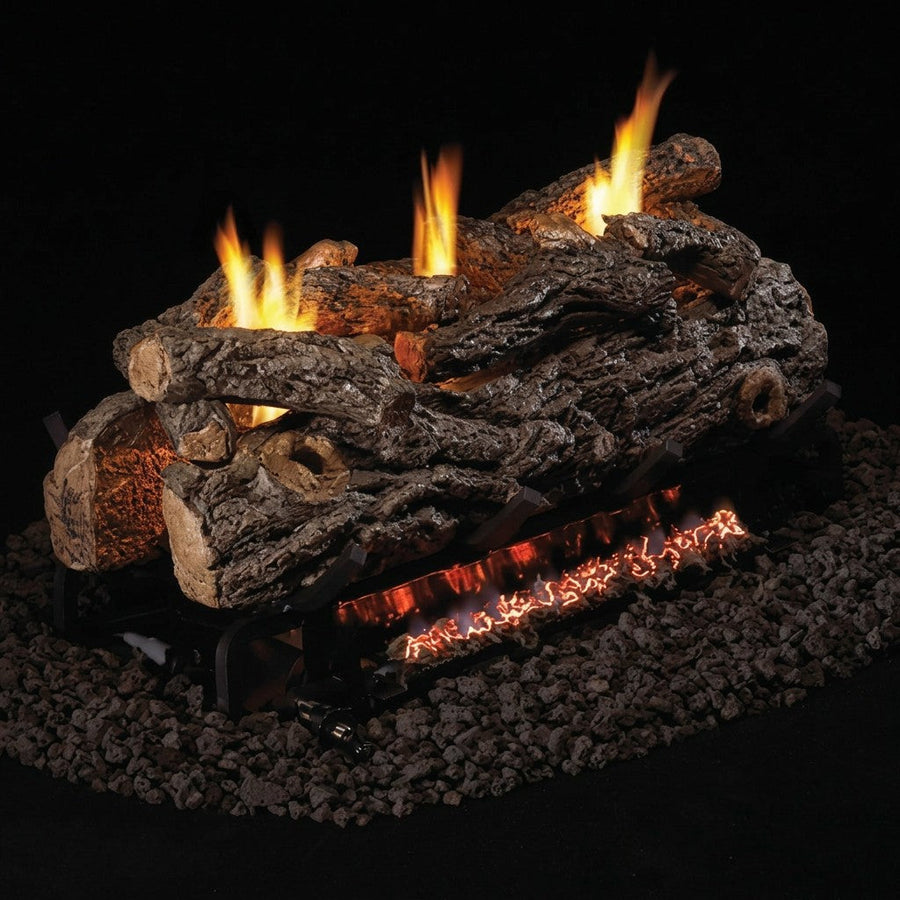Peterson Real Fyre Golden Oak Designer 24" See-Through Vent less Gas Log Set