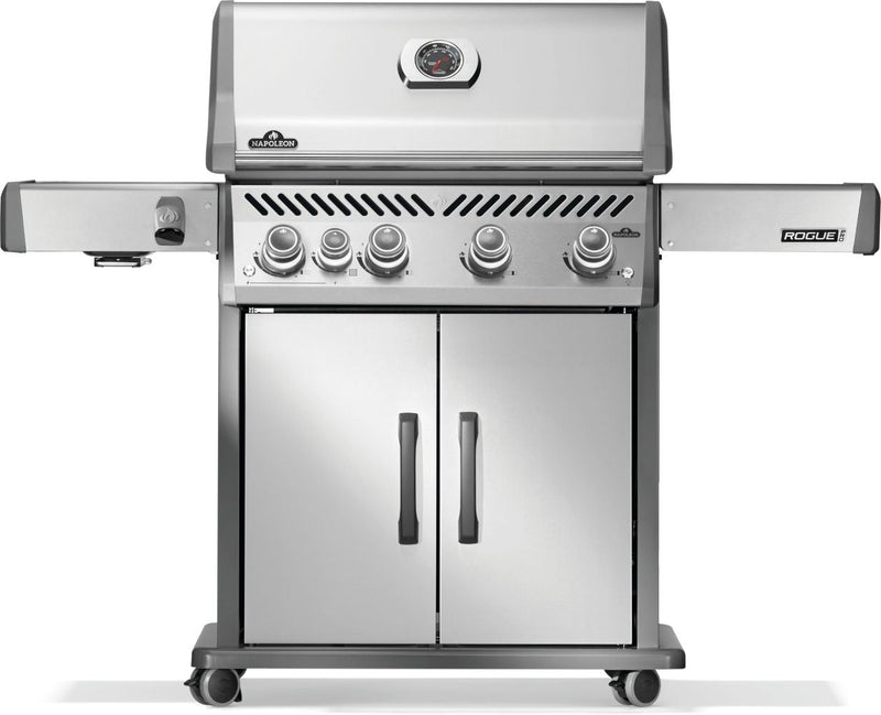 Napoleon Rogue PRO 525 SIB Gas Grill with Infrared Side Burner — Stainless Steel