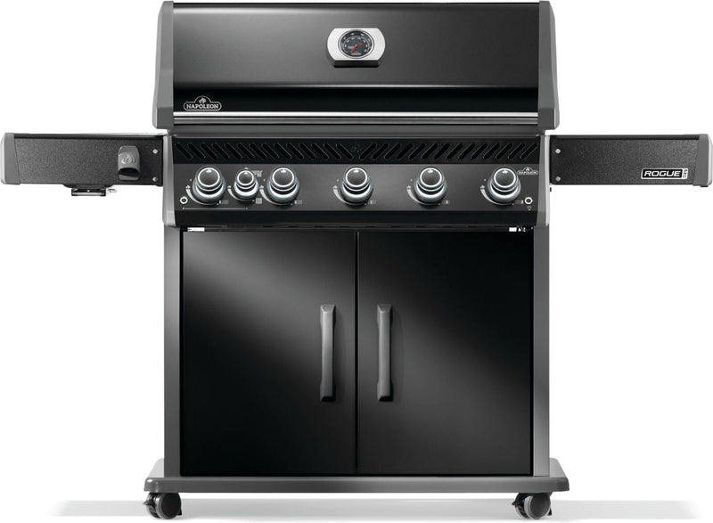 Napoleon Rogue PRO 625 SIB Gas Grill with Infrared Side Burner — Black