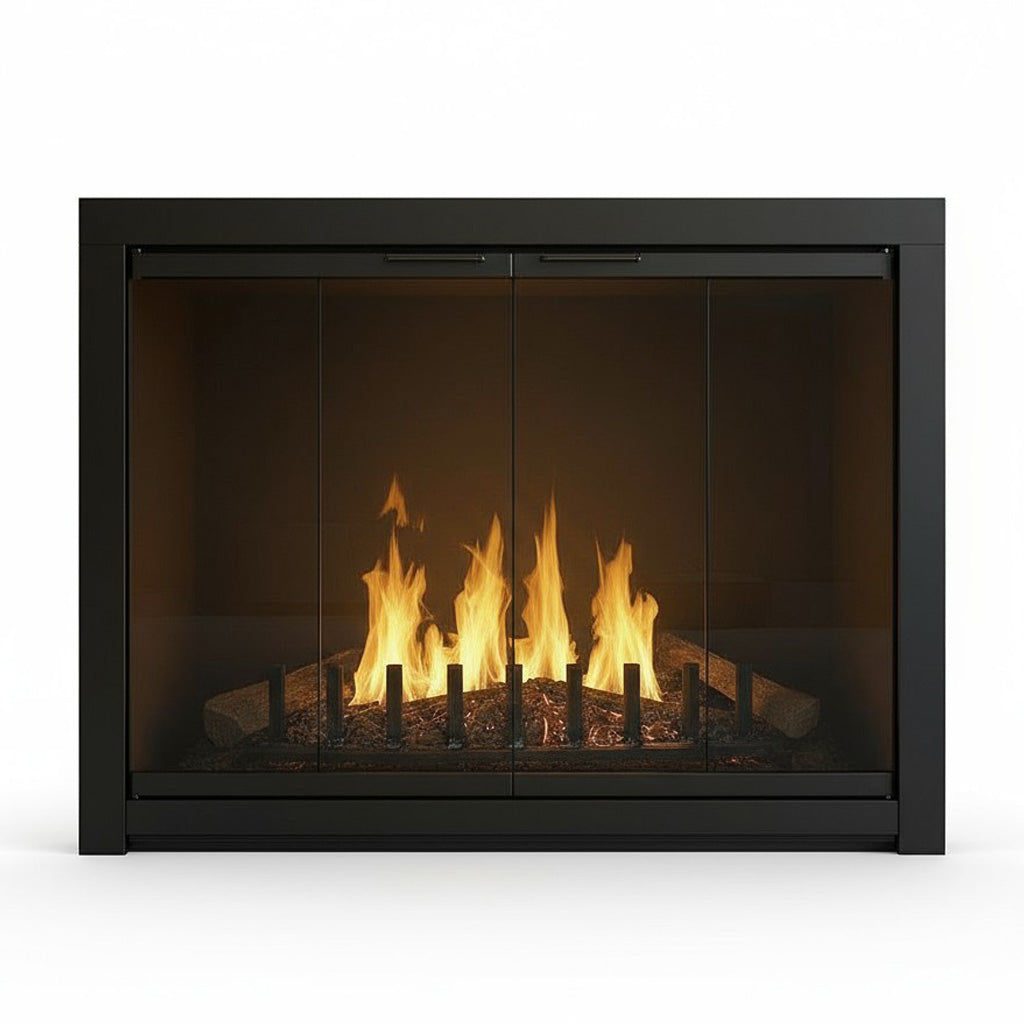 Piccolo - Masonry Fireplace Glass Doors