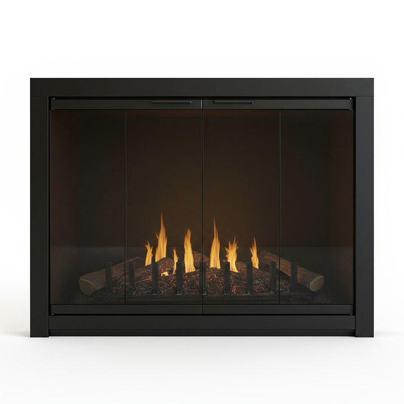 Piccolo - Masonry Fireplace Glass Doors | Custom
