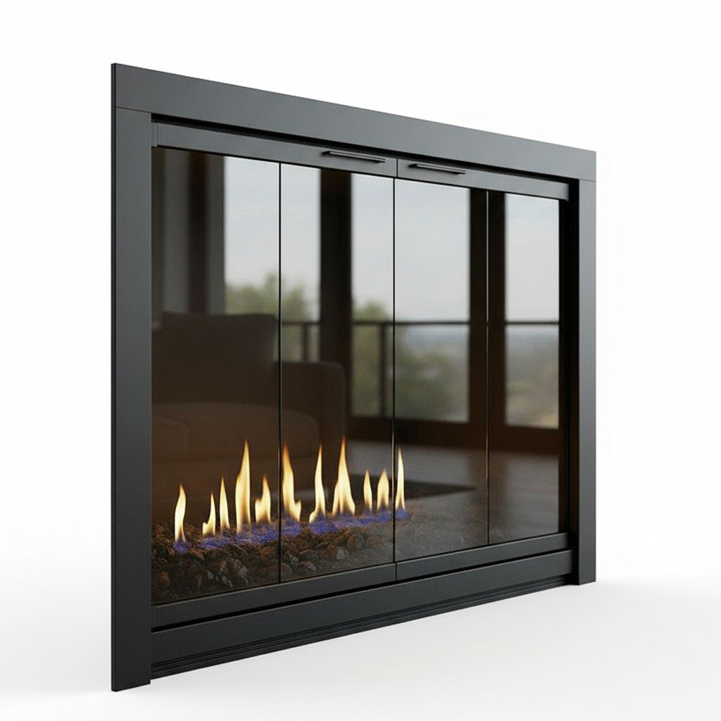 Piccolo - Masonry Fireplace Glass Doors