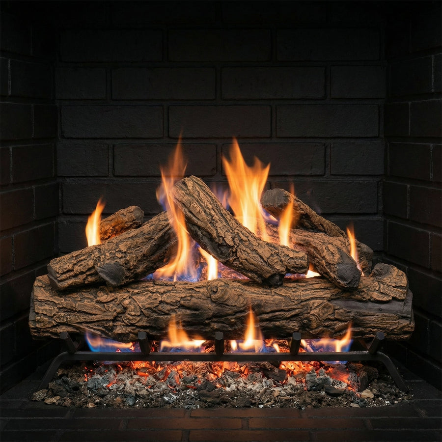 Country Oak Gas Log Set