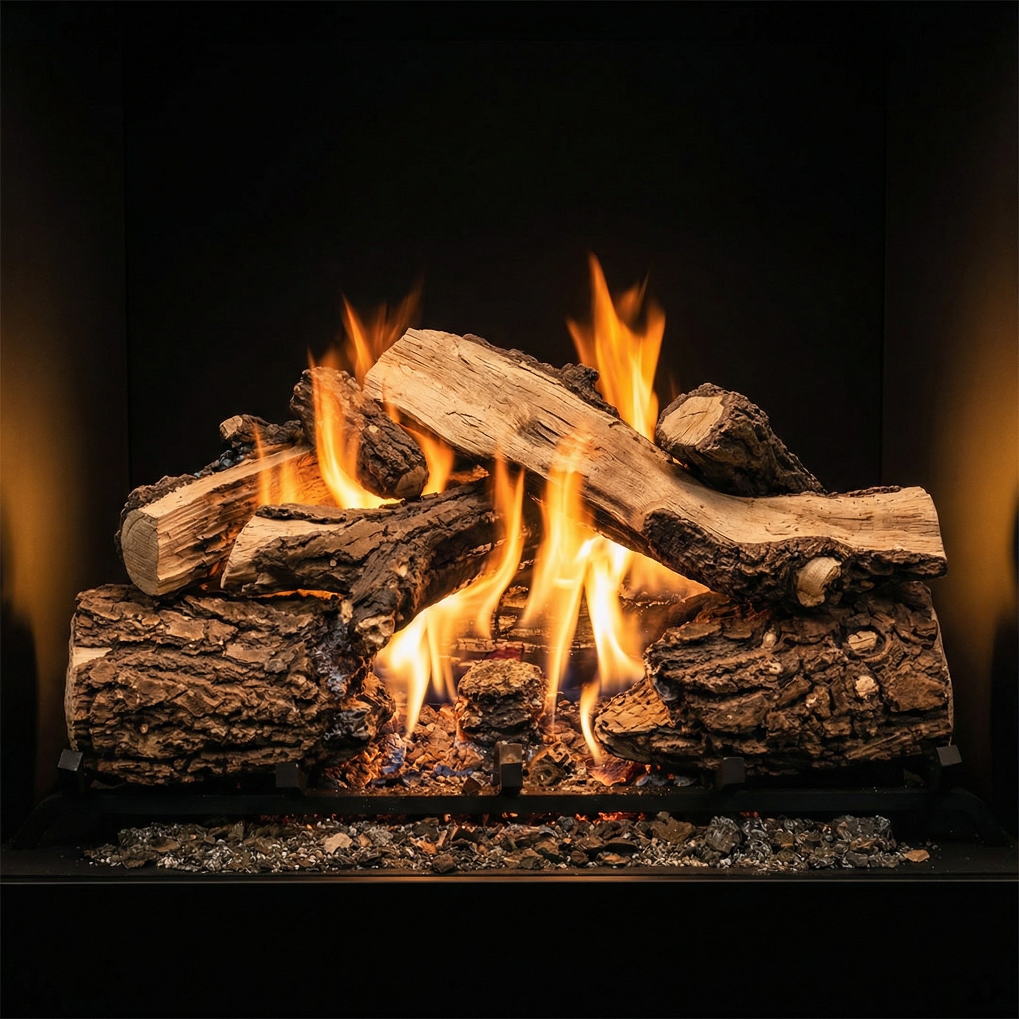 30" Blazed Oak Gas Log Set | Formation Creation