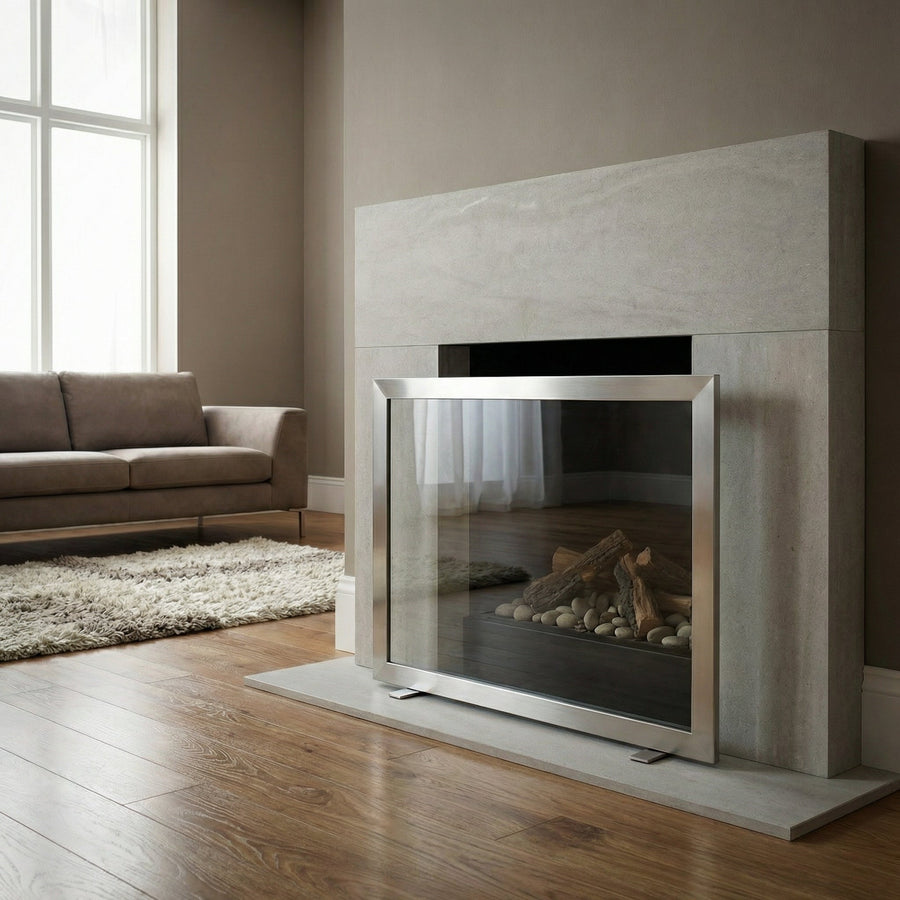 Madison Free Standing Fireplace Screen