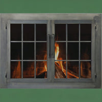 Metro - Masonry and Prefab Fireplace Glass Doors | Custom — fire animation