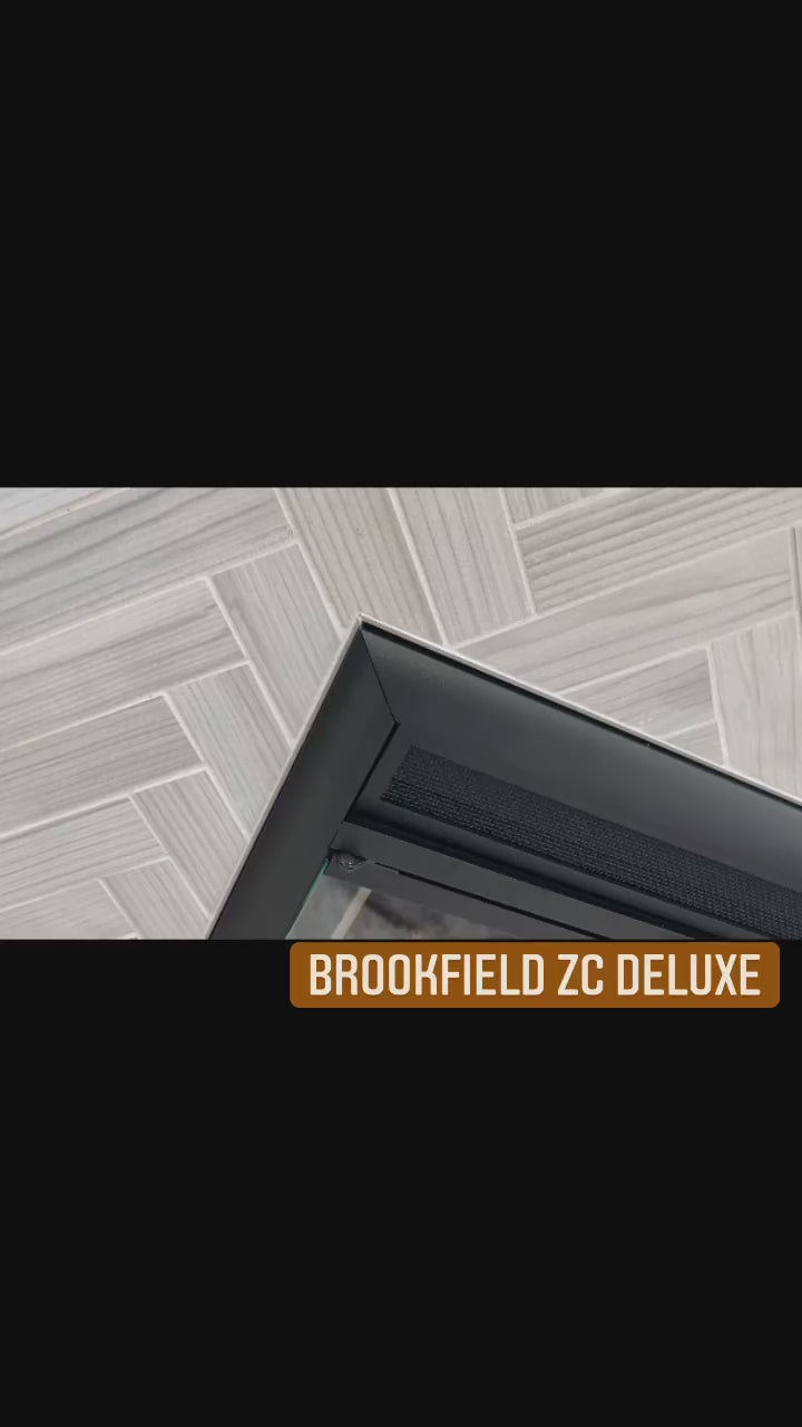 Brookfield Deluxe - Magnetic Prefab Fireplace Glass Doors